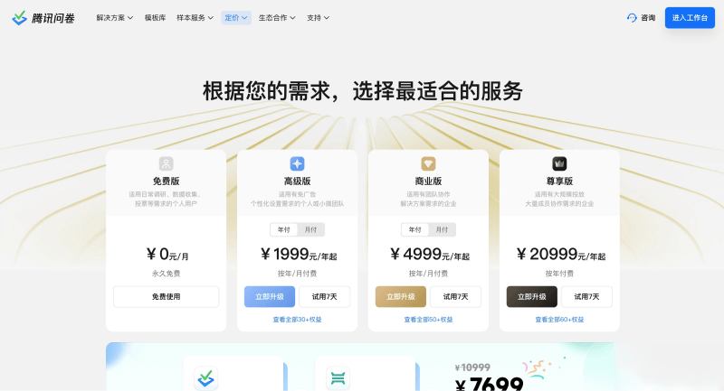 騰訊問卷
